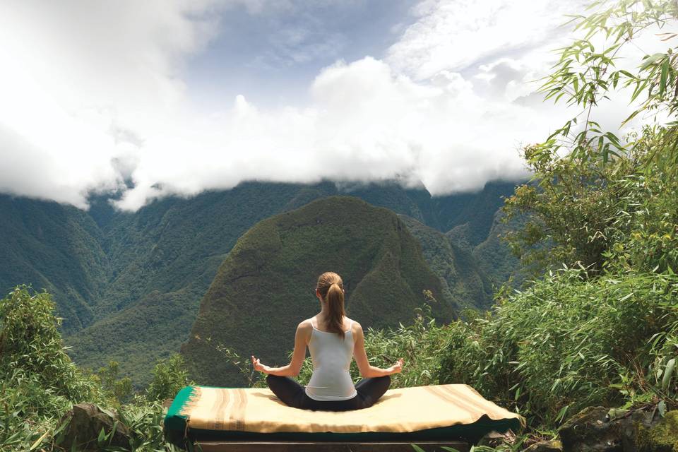 Yoga in Mountains